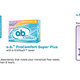 Image for article titled O.B. Tampons Return To Shelves